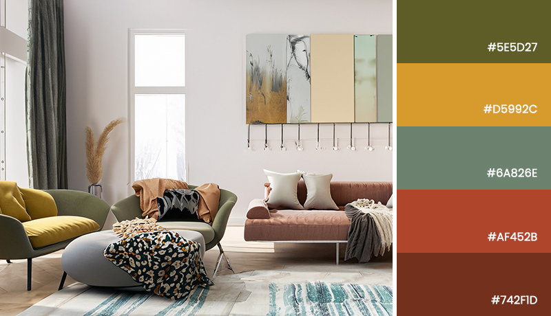 Shades of Boho: 20 Boho-Farbkombinationen für Dein Zuhause
