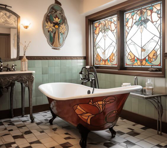 Geschwungene Linien und florale Muster: Die Magie des Art Nouveau