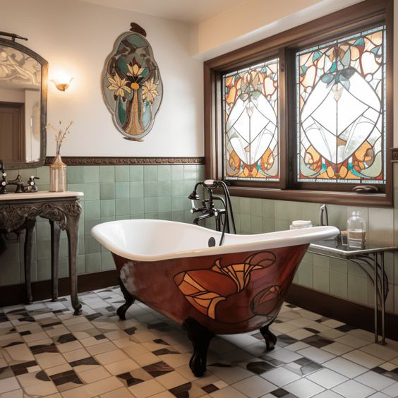 Geschwungene Linien und florale Muster: Die Magie des Art Nouveau